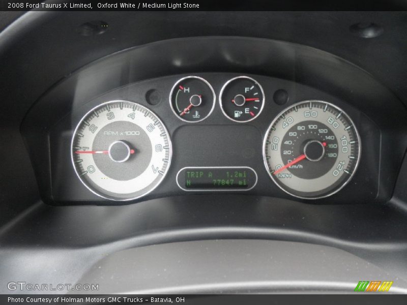 Oxford White / Medium Light Stone 2008 Ford Taurus X Limited