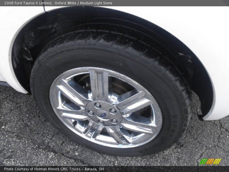 Oxford White / Medium Light Stone 2008 Ford Taurus X Limited