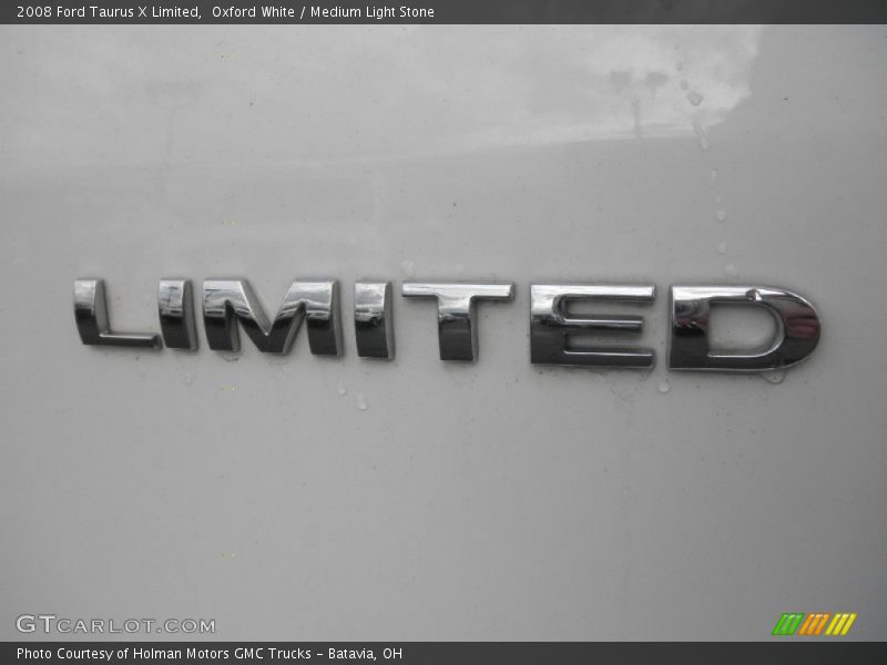 Oxford White / Medium Light Stone 2008 Ford Taurus X Limited