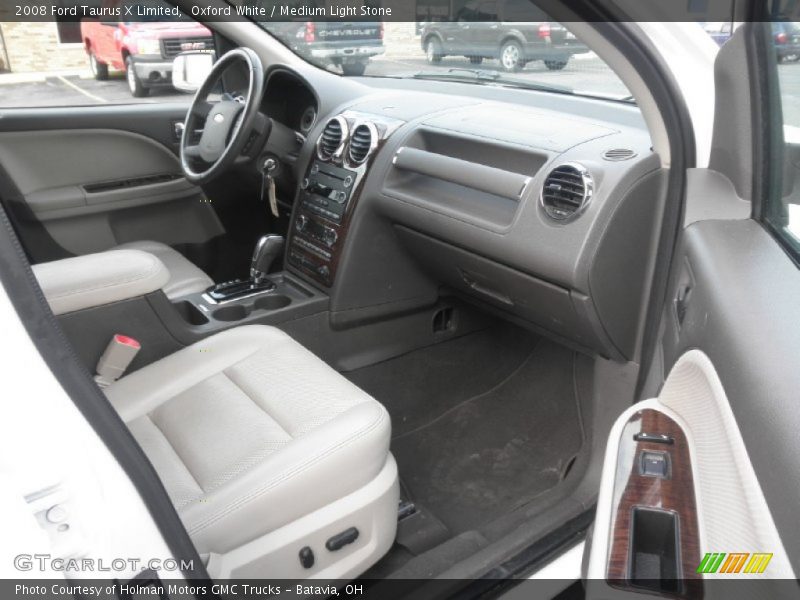 Oxford White / Medium Light Stone 2008 Ford Taurus X Limited