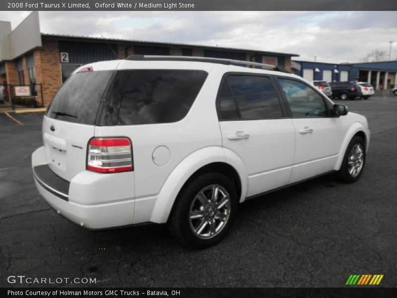 Oxford White / Medium Light Stone 2008 Ford Taurus X Limited