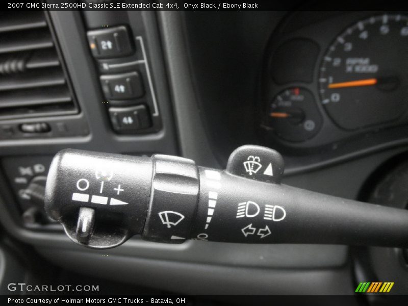 Onyx Black / Ebony Black 2007 GMC Sierra 2500HD Classic SLE Extended Cab 4x4