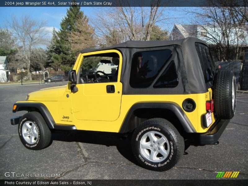 Solar Yellow / Dark Slate Gray 2004 Jeep Wrangler SE 4x4