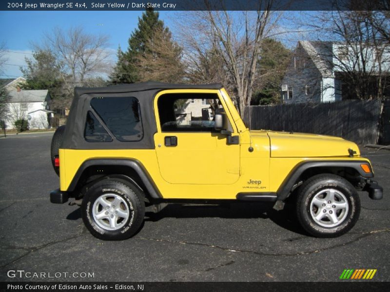 Solar Yellow / Dark Slate Gray 2004 Jeep Wrangler SE 4x4
