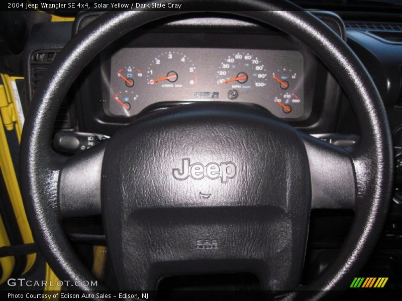 Solar Yellow / Dark Slate Gray 2004 Jeep Wrangler SE 4x4