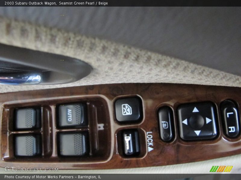 Seamist Green Pearl / Beige 2003 Subaru Outback Wagon