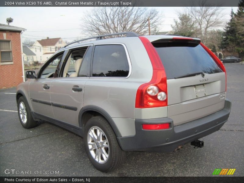 Crystal Green Metallic / Taupe/Light Taupe 2004 Volvo XC90 T6 AWD