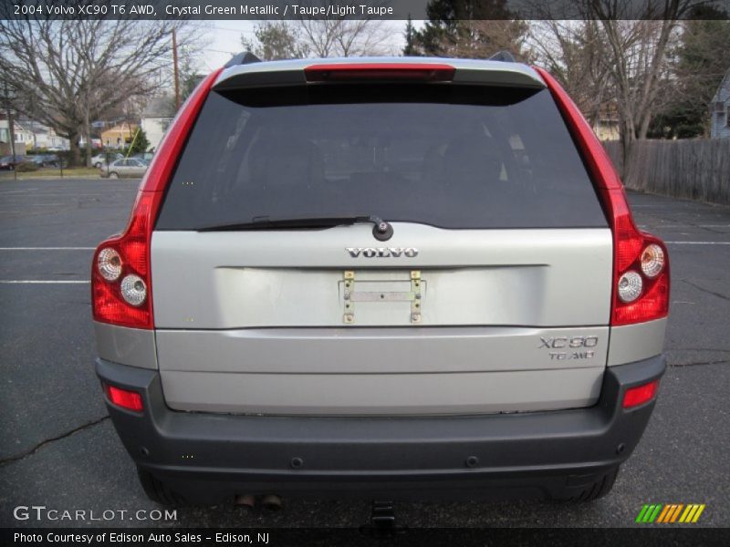 Crystal Green Metallic / Taupe/Light Taupe 2004 Volvo XC90 T6 AWD