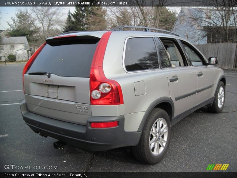 Crystal Green Metallic / Taupe/Light Taupe 2004 Volvo XC90 T6 AWD