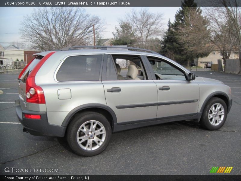 Crystal Green Metallic / Taupe/Light Taupe 2004 Volvo XC90 T6 AWD