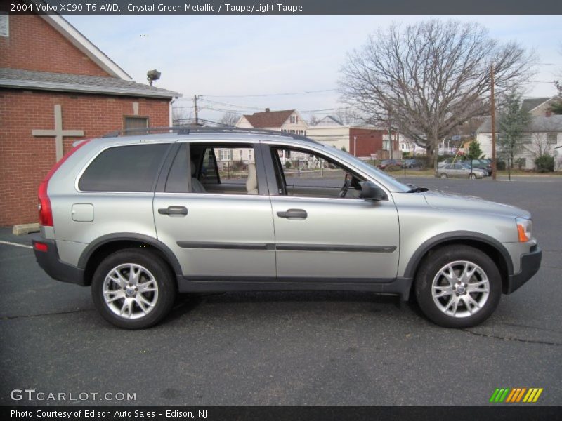 Crystal Green Metallic / Taupe/Light Taupe 2004 Volvo XC90 T6 AWD