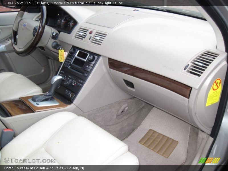 Crystal Green Metallic / Taupe/Light Taupe 2004 Volvo XC90 T6 AWD