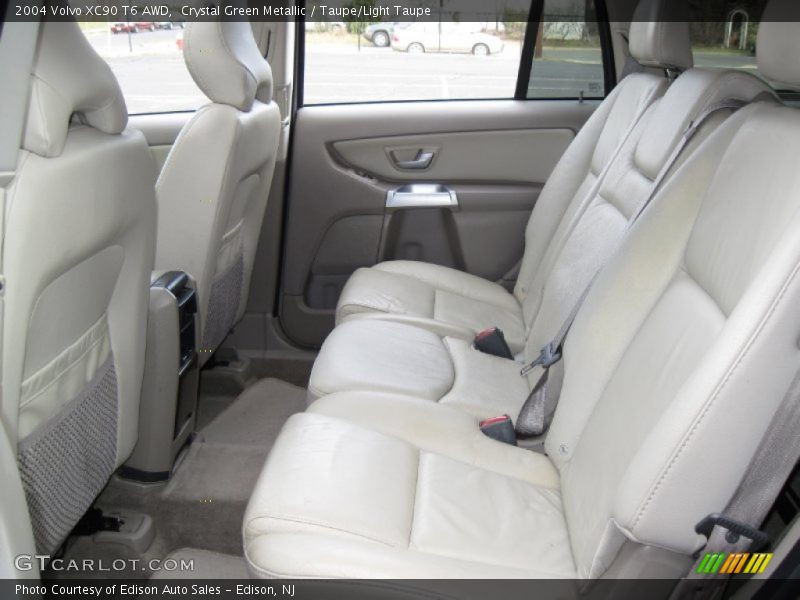 Crystal Green Metallic / Taupe/Light Taupe 2004 Volvo XC90 T6 AWD