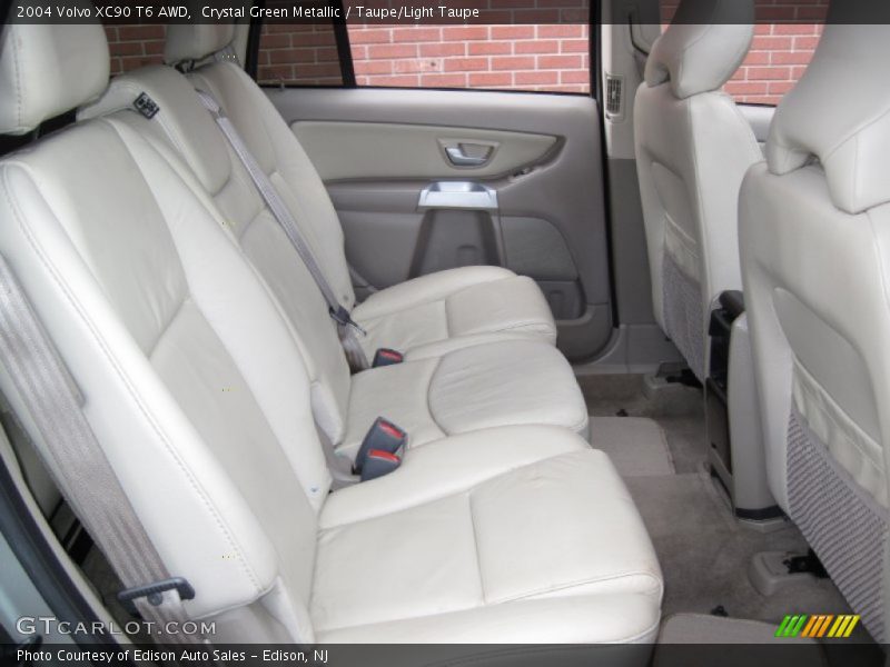 Crystal Green Metallic / Taupe/Light Taupe 2004 Volvo XC90 T6 AWD