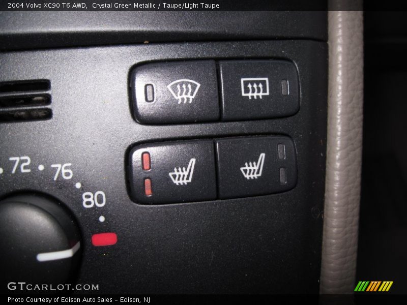 Crystal Green Metallic / Taupe/Light Taupe 2004 Volvo XC90 T6 AWD