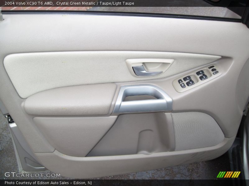 Crystal Green Metallic / Taupe/Light Taupe 2004 Volvo XC90 T6 AWD