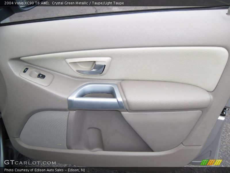 Crystal Green Metallic / Taupe/Light Taupe 2004 Volvo XC90 T6 AWD