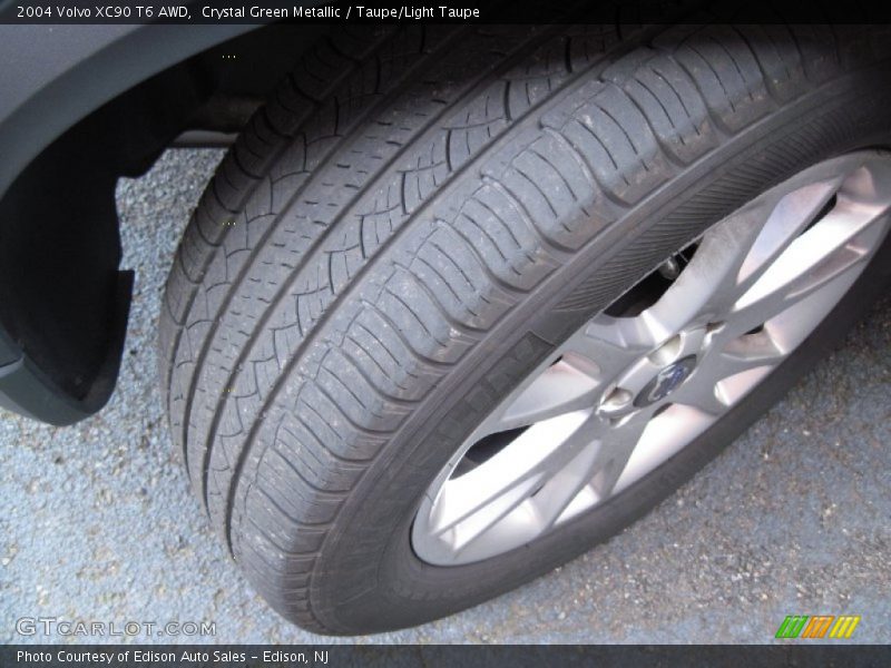 Crystal Green Metallic / Taupe/Light Taupe 2004 Volvo XC90 T6 AWD