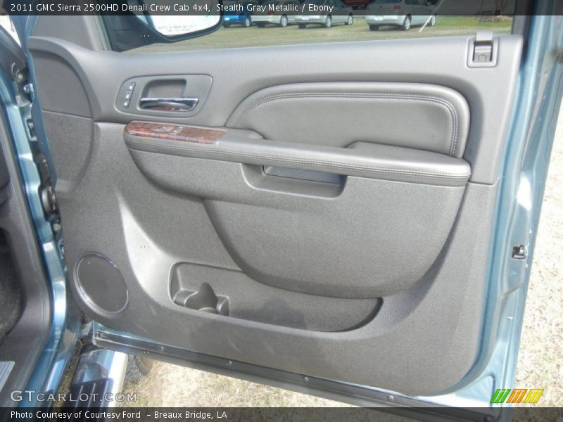 Stealth Gray Metallic / Ebony 2011 GMC Sierra 2500HD Denali Crew Cab 4x4