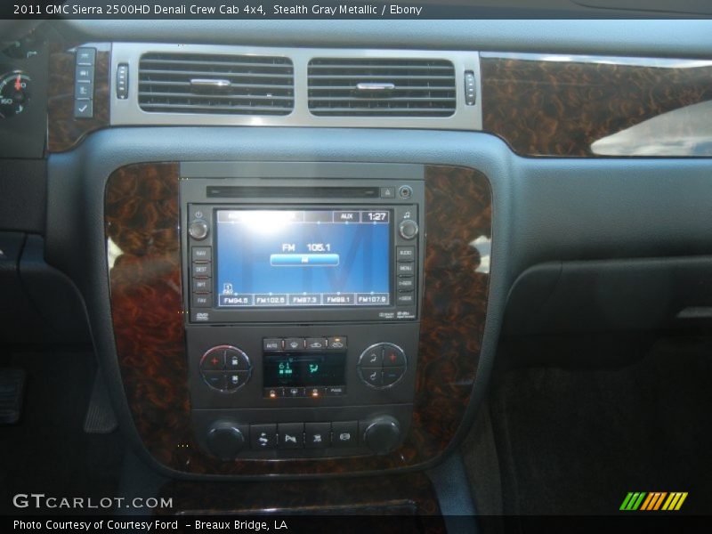 Stealth Gray Metallic / Ebony 2011 GMC Sierra 2500HD Denali Crew Cab 4x4