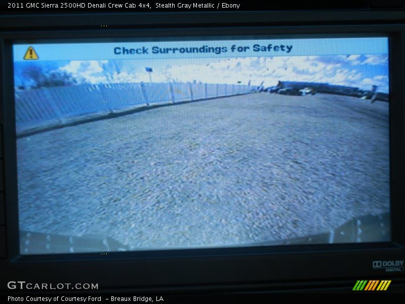 Stealth Gray Metallic / Ebony 2011 GMC Sierra 2500HD Denali Crew Cab 4x4