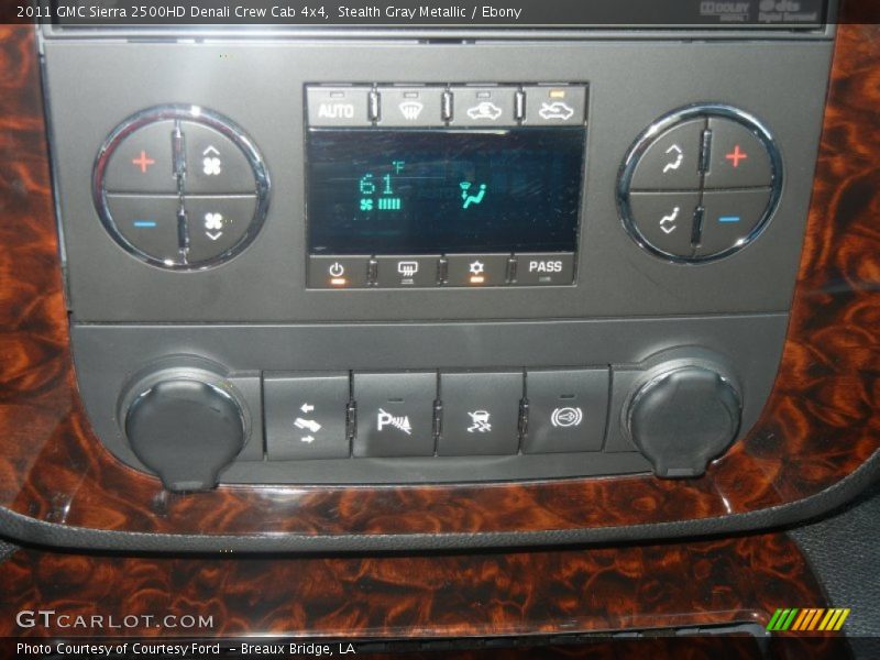 Stealth Gray Metallic / Ebony 2011 GMC Sierra 2500HD Denali Crew Cab 4x4