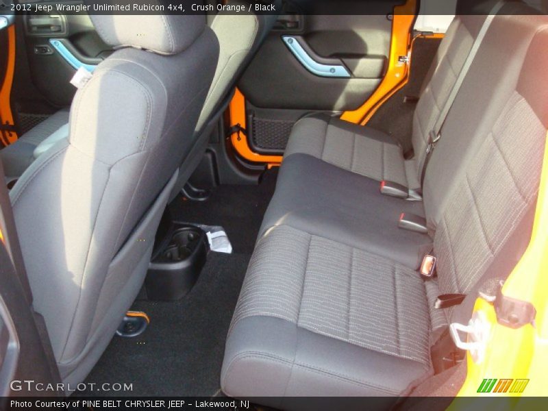 Crush Orange / Black 2012 Jeep Wrangler Unlimited Rubicon 4x4
