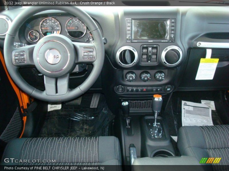 Crush Orange / Black 2012 Jeep Wrangler Unlimited Rubicon 4x4