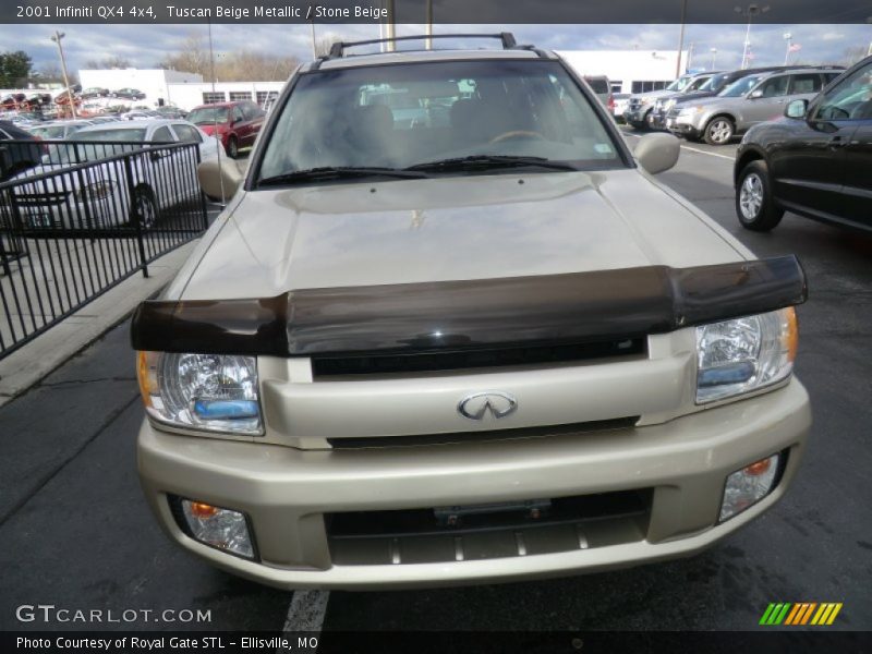 Tuscan Beige Metallic / Stone Beige 2001 Infiniti QX4 4x4
