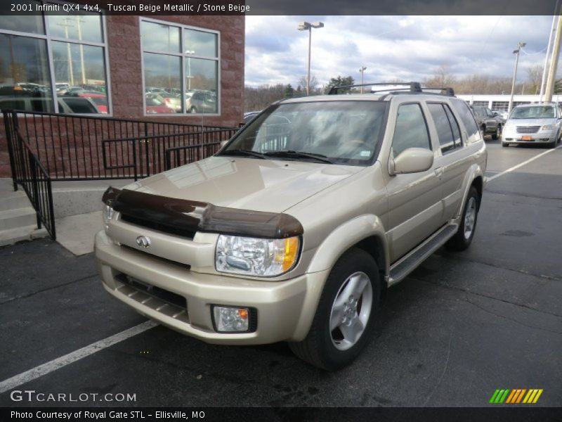 Tuscan Beige Metallic / Stone Beige 2001 Infiniti QX4 4x4