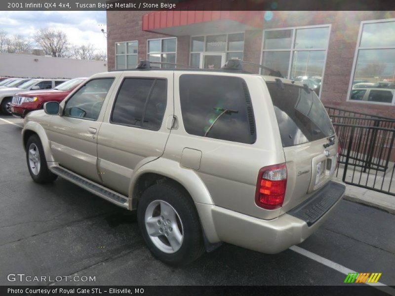 Tuscan Beige Metallic / Stone Beige 2001 Infiniti QX4 4x4