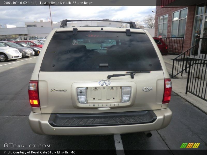 Tuscan Beige Metallic / Stone Beige 2001 Infiniti QX4 4x4