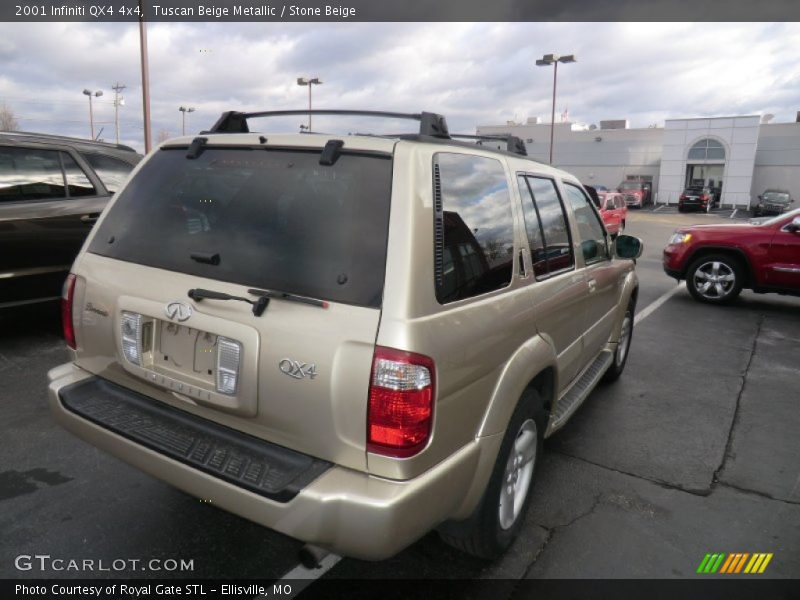 Tuscan Beige Metallic / Stone Beige 2001 Infiniti QX4 4x4
