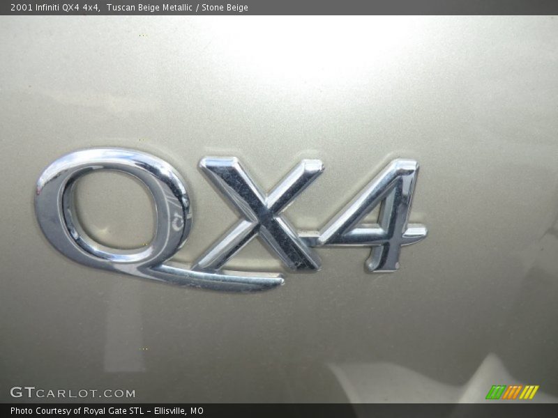 Tuscan Beige Metallic / Stone Beige 2001 Infiniti QX4 4x4