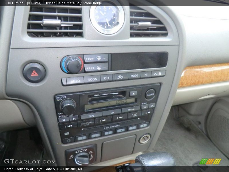 Tuscan Beige Metallic / Stone Beige 2001 Infiniti QX4 4x4
