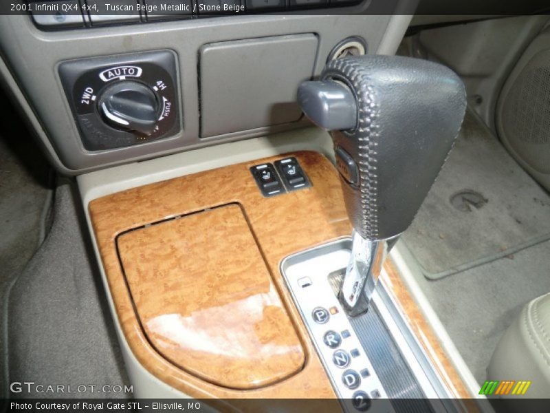 Tuscan Beige Metallic / Stone Beige 2001 Infiniti QX4 4x4