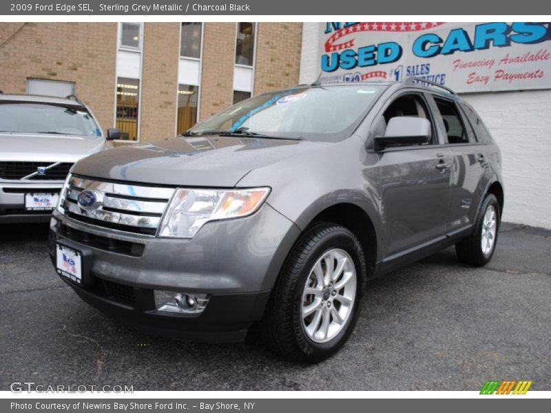 Sterling Grey Metallic / Charcoal Black 2009 Ford Edge SEL