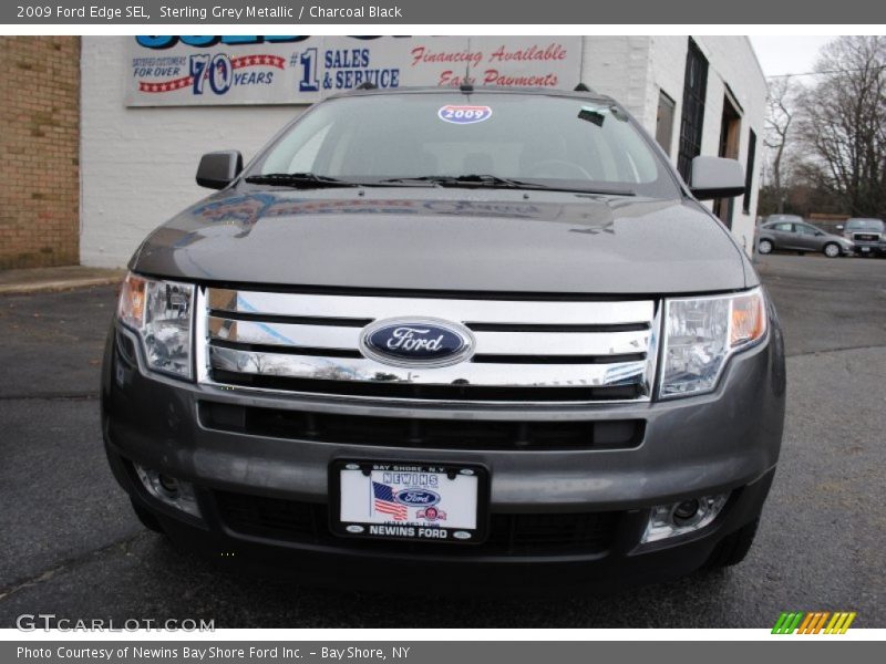 Sterling Grey Metallic / Charcoal Black 2009 Ford Edge SEL