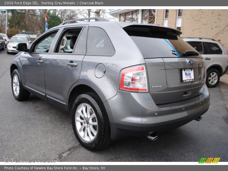 Sterling Grey Metallic / Charcoal Black 2009 Ford Edge SEL