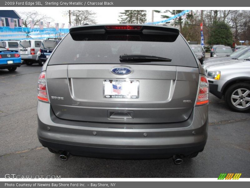 Sterling Grey Metallic / Charcoal Black 2009 Ford Edge SEL