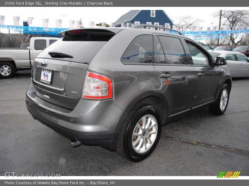 Sterling Grey Metallic / Charcoal Black 2009 Ford Edge SEL