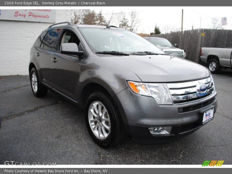 Sterling Grey Metallic / Charcoal Black 2009 Ford Edge SEL