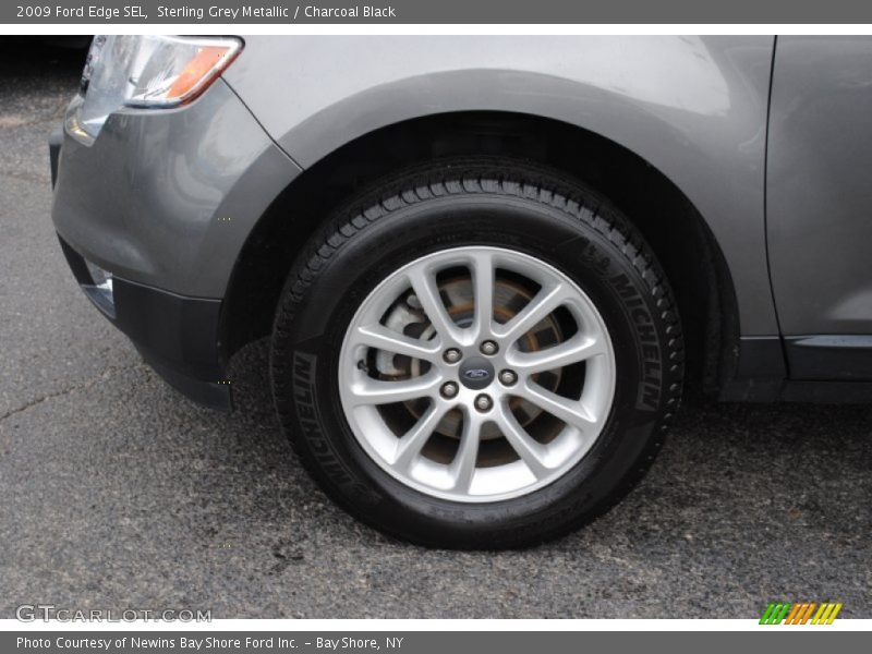 Sterling Grey Metallic / Charcoal Black 2009 Ford Edge SEL