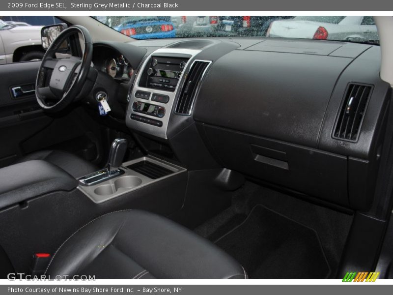 Sterling Grey Metallic / Charcoal Black 2009 Ford Edge SEL