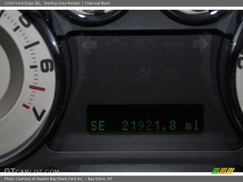 Sterling Grey Metallic / Charcoal Black 2009 Ford Edge SEL