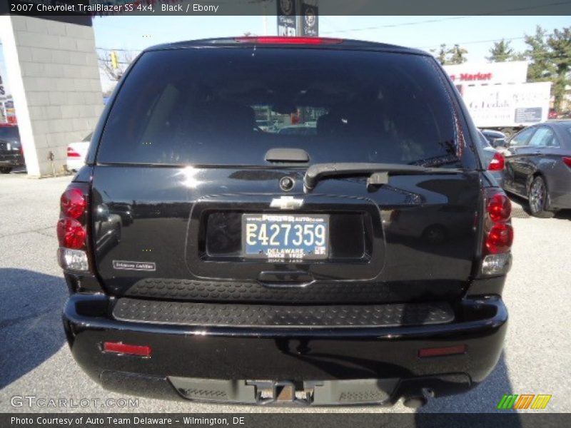 Black / Ebony 2007 Chevrolet TrailBlazer SS 4x4