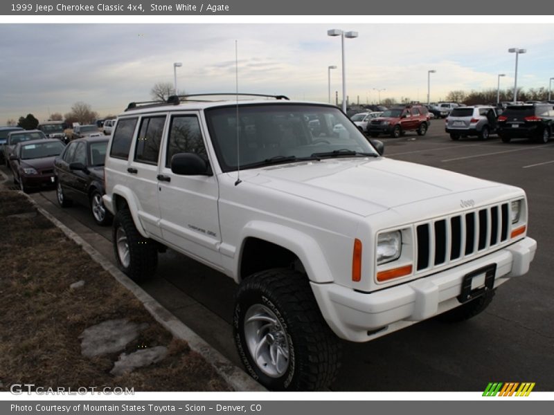 Stone White / Agate 1999 Jeep Cherokee Classic 4x4