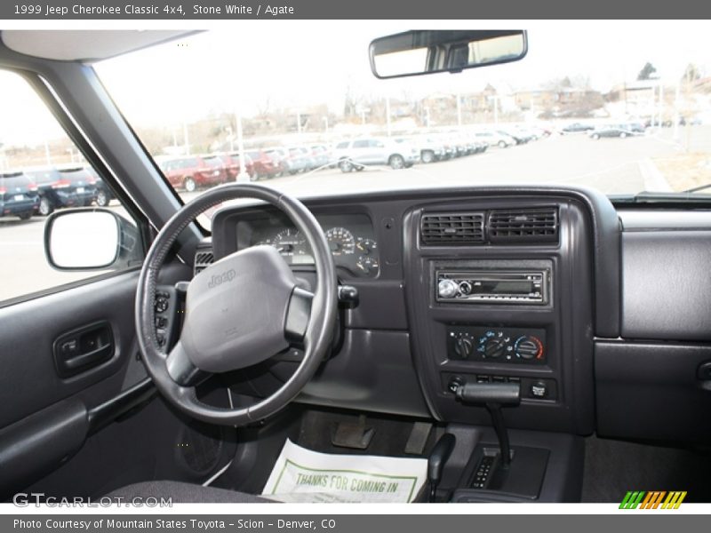 Stone White / Agate 1999 Jeep Cherokee Classic 4x4