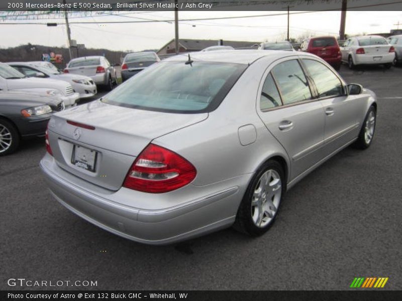 Brilliant Silver Metallic / Ash Grey 2003 Mercedes-Benz E 500 Sedan