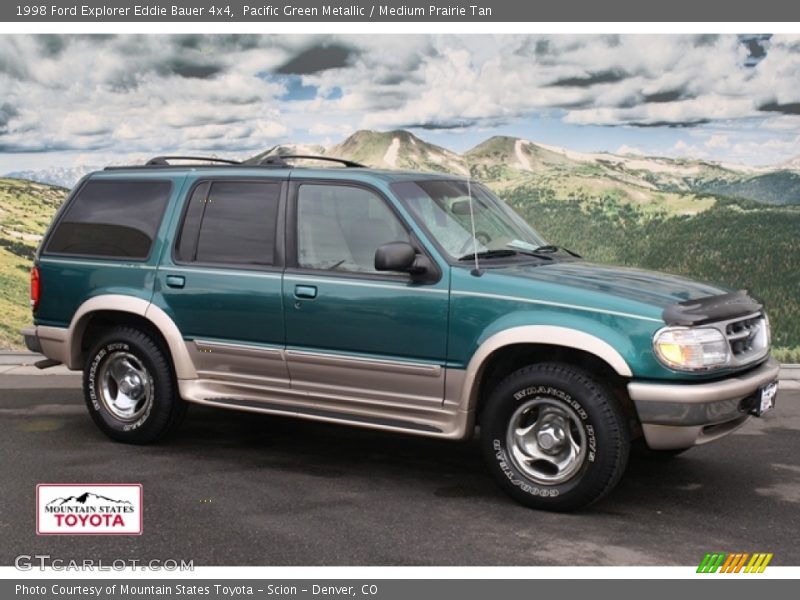 Pacific Green Metallic / Medium Prairie Tan 1998 Ford Explorer Eddie Bauer 4x4